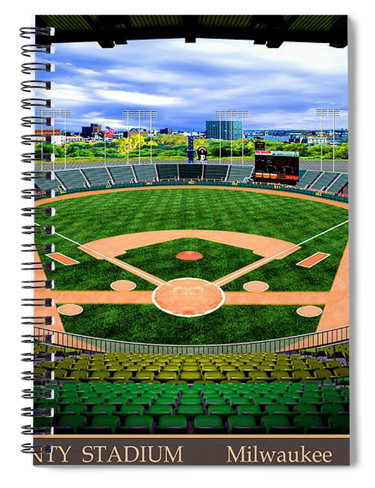 County Stadium 1975 - Spiral Notebook