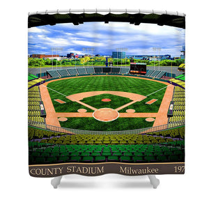 County Stadium 1975 - Shower Curtain