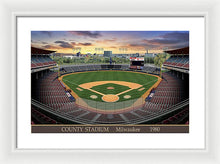 Load image into Gallery viewer, County Stadium 1982 - Framed Print
