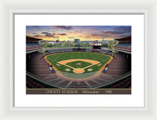 Load image into Gallery viewer, County Stadium 1982 - Framed Print
