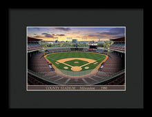 Load image into Gallery viewer, County Stadium 1982 - Framed Print
