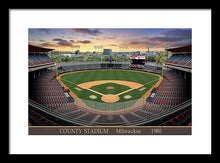 Load image into Gallery viewer, County Stadium 1982 - Framed Print
