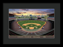 Load image into Gallery viewer, County Stadium 1982 - Framed Print
