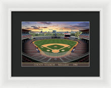 Load image into Gallery viewer, County Stadium 1982 - Framed Print
