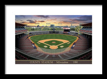 Load image into Gallery viewer, County Stadium 1982 - Framed Print
