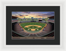 Load image into Gallery viewer, County Stadium 1982 - Framed Print
