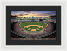 Load image into Gallery viewer, County Stadium 1982 - Framed Print
