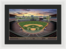 Load image into Gallery viewer, County Stadium 1982 - Framed Print
