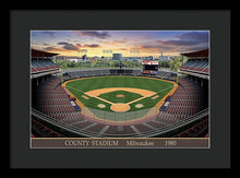 Load image into Gallery viewer, County Stadium 1982 - Framed Print
