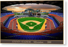 Load image into Gallery viewer, County Stadium 2000 - Canvas Print
