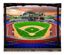 Load image into Gallery viewer, County Stadium 2000 - Blanket
