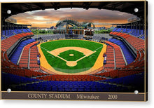 Load image into Gallery viewer, County Stadium 2000 - Acrylic Print
