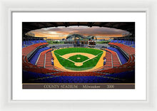 Load image into Gallery viewer, County Stadium 2000 - Framed Print
