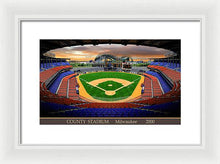 Load image into Gallery viewer, County Stadium 2000 - Framed Print
