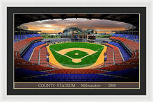 Load image into Gallery viewer, County Stadium 2000 - Framed Print
