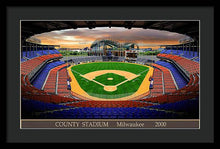 Load image into Gallery viewer, County Stadium 2000 - Framed Print
