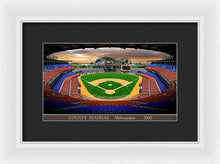 Load image into Gallery viewer, County Stadium 2000 - Framed Print
