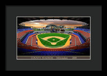 Load image into Gallery viewer, County Stadium 2000 - Framed Print
