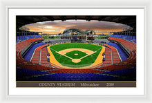 Load image into Gallery viewer, County Stadium 2000 - Framed Print
