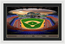 Load image into Gallery viewer, County Stadium 2000 - Framed Print
