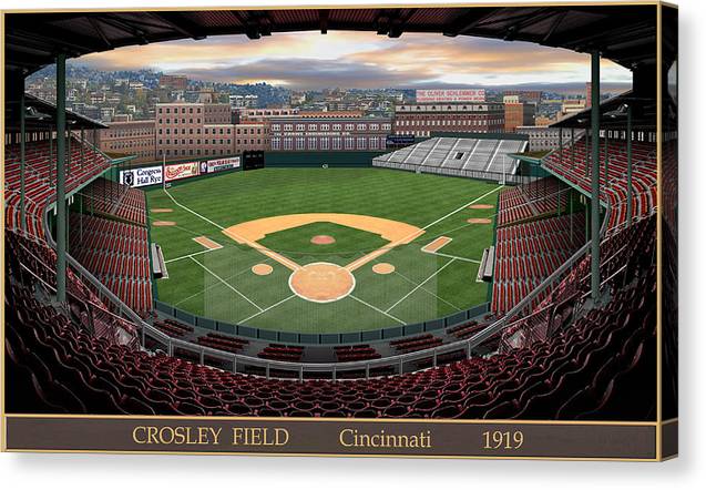 Crosley Field 1919 - Canvas Print