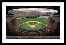 Load image into Gallery viewer, Crosley Field 1919 - Framed Print
