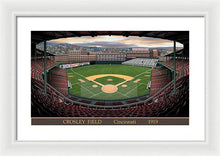 Load image into Gallery viewer, Crosley Field 1919 - Framed Print
