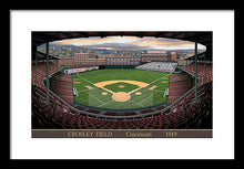 Load image into Gallery viewer, Crosley Field 1919 - Framed Print
