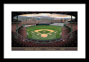 Crosley Field 1919 - Framed Print