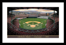 Load image into Gallery viewer, Crosley Field 1919 - Framed Print
