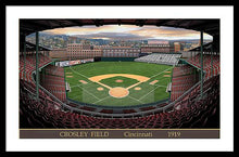 Load image into Gallery viewer, Crosley Field 1919 - Framed Print
