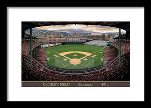 Crosley Field 1919 - Framed Print