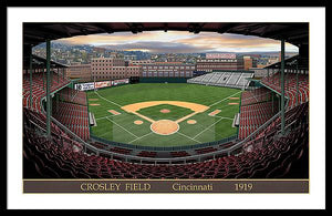 Crosley Field 1919 - Framed Print