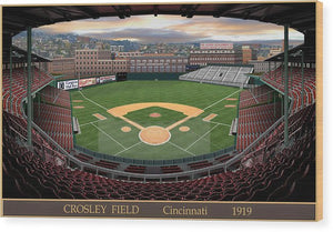 Crosley Field 1919 - Wood Print