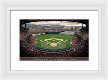 Load image into Gallery viewer, Crosley Field 1919 - Framed Print
