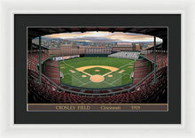 Load image into Gallery viewer, Crosley Field 1919 - Framed Print
