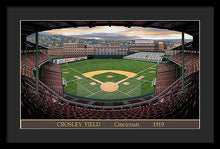 Load image into Gallery viewer, Crosley Field 1919 - Framed Print
