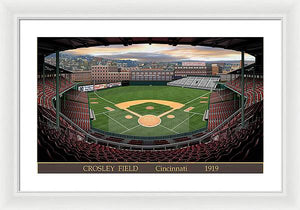 Crosley Field 1919 - Framed Print