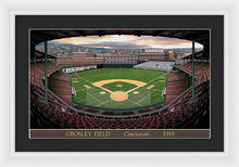 Load image into Gallery viewer, Crosley Field 1919 - Framed Print
