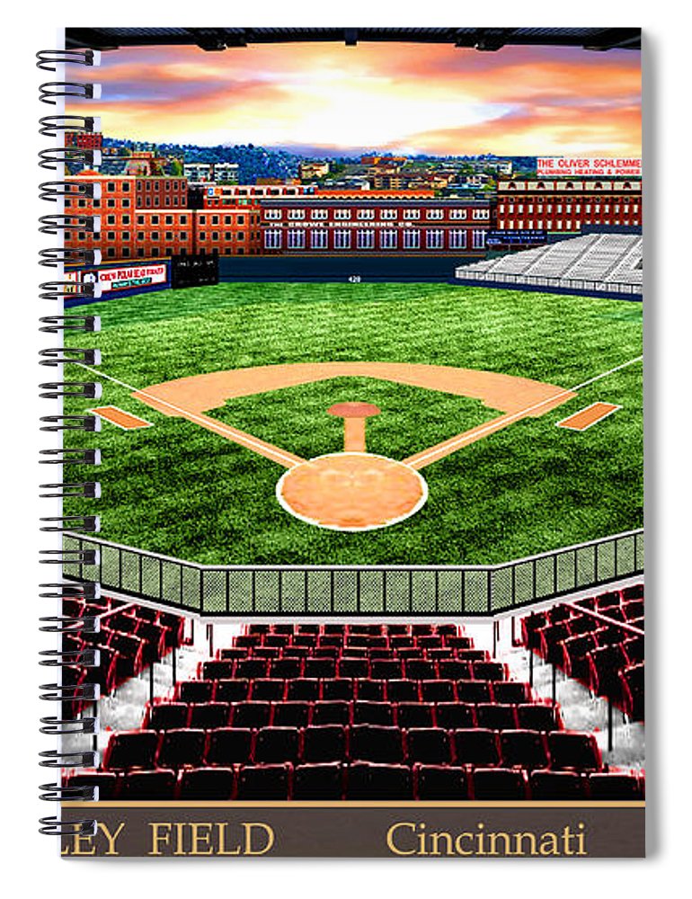 Crosley Field 1919 - Spiral Notebook
