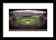 Load image into Gallery viewer, Crosley Field 1919 - Framed Print
