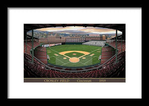 Crosley Field 1919 - Framed Print