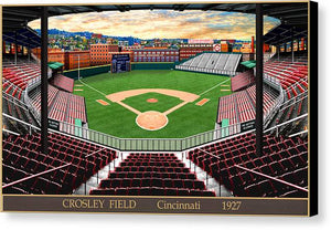 Crosley Field 1927 - Canvas Print