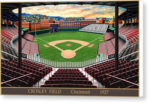 Crosley Field 1927 - Canvas Print