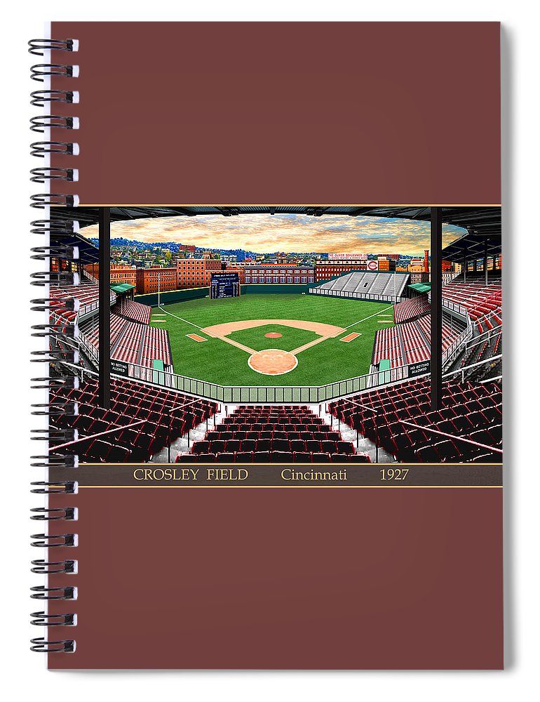 Crosley Field 1927 - Spiral Notebook