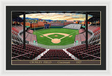 Load image into Gallery viewer, Crosley Field 1927 - Framed Print
