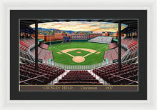 Load image into Gallery viewer, Crosley Field 1927 - Framed Print
