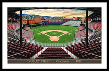 Load image into Gallery viewer, Crosley Field 1927 - Framed Print
