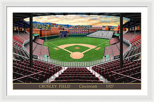 Crosley Field 1927 - Framed Print