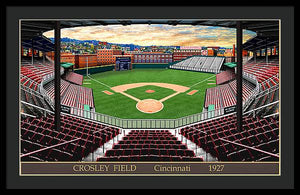 Crosley Field 1927 - Framed Print